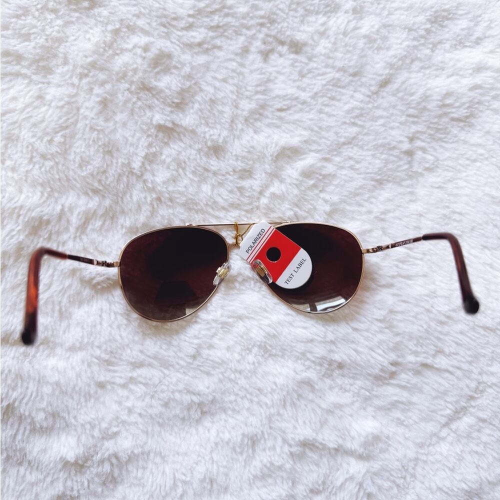 Freya Brown Polarized Aviator Sunglasses - Picture 11 of 14